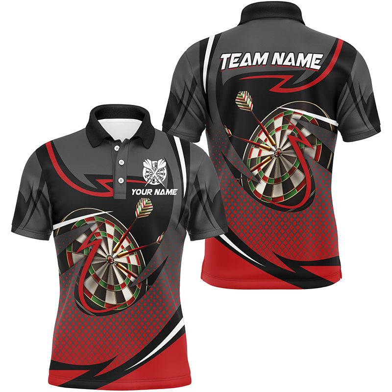 MaxCorners Dart Jerseys Attire Customized Name, Team Name 3D Polo Shirt Unisex