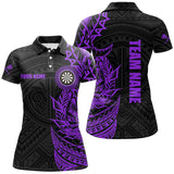 Maxcorners Purple Tribal Darts Jersey Customized Name, Team Name 3D Shirt Unisex