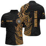 Maxcorners Gold Tribal Darts Jersey Customized Name, Team Name 3D Shirt Unisex