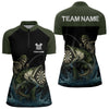Maxcorners Darts Custom Funny Skeleton Fishing Dart Shirt With Pocket For Men Dart Team Jersey