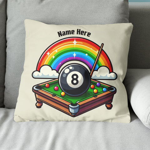 Maxcorners Funny Rainbow 8 Ball Pool Pillows