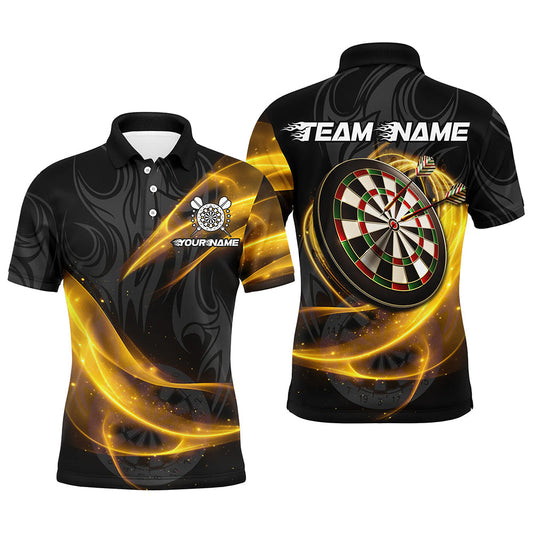 Maxcorners Yellow Twinkle Light Darts Jersey Customized Name, Team Name 3D Shirt Unisex