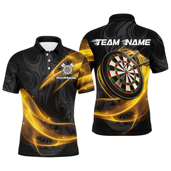 Maxcorners Yellow Twinkle Light Darts Jersey Customized Name, Team Name 3D Shirt Unisex