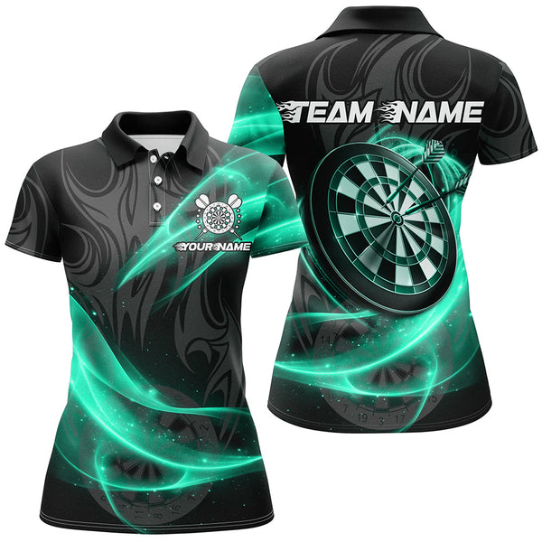 Maxcorners Urquoise Twinkle Light Darts Jersey Customized Name, Team Name 3D Shirt Unisex