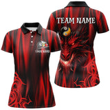 Maxcorners Personalized Dragon 3D Printed Billiard Shirts For Men Custom Team League Billiard Jerseys