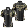 Maxcorners Green Camo Dartboard Pulse Heartbeat Custom Men Dart Shirts, Funny Wings Cool Dart Team Jerseys