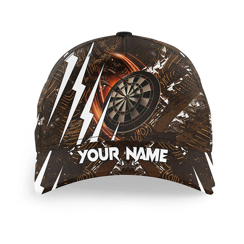 Maxcorners Personalized Dartboard Light Darts Hats Custom 3D Baseball Darts Caps Gifts For Men And Women