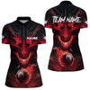 Maxcorners Personalized Dragon 8 Ball Fire Flame 3D Billiard Shirts, Billiard League Team Jerseys