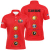 Maxcorners Billiard 8 Ball 9 Ball 10 Ball Mutilcolor OptionsCustomized Name, Team Name 3D Shirt