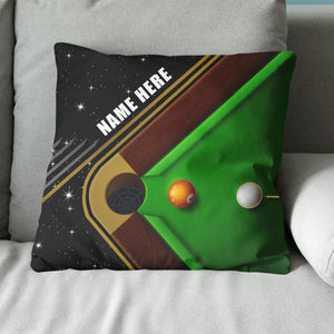 Customized Funny Billiard Pool Table Decoration Pillow, Billiard Pillows