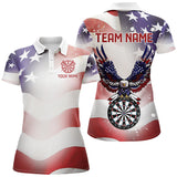 Maxcorners American Flag Eagle Darts Jersey Customized Name, Team Anme 3D Shirt