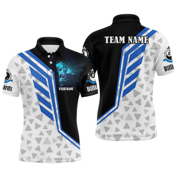 MaxCorners Billiard Player  Customized Name, Team Name 3D Polo Shirt