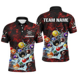 Maxcorners Funny Balls In Water Billiard Jersey Customized Name, Team Name 3D Shirt