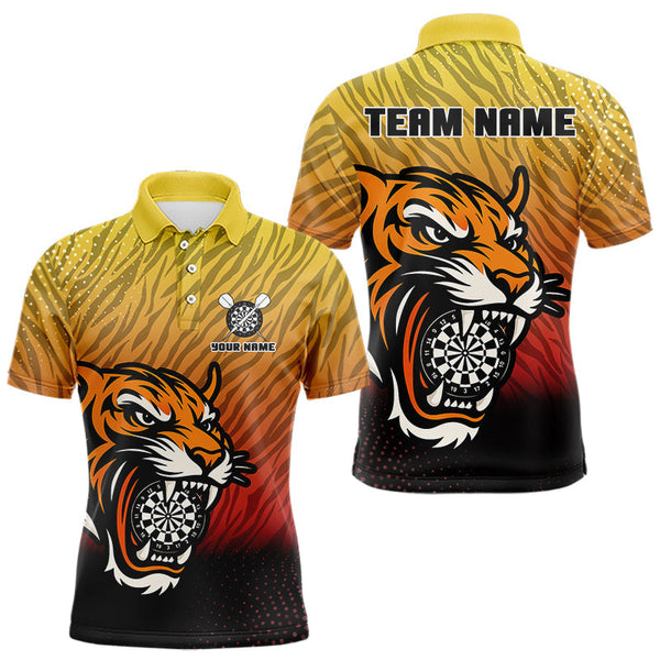 Maxcorners Dartboard Scratched Pattern Custom Dart Shirt For Men, Dart Team Jerseys