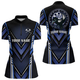 Maxcorners Navy Eagle Dartboard Modern Darts Shirt For Men - Custom Name For Darts Jersey MT2306