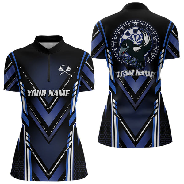 Maxcorners Navy Eagle Dartboard Modern Darts Shirt For Men - Custom Name For Darts Jersey MT2306