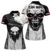 Maxcorners Personalized Eagle And Skull Grunge Style Dart Shirts For Men, Dart Team Jerseys