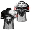 Maxcorners Personalized Eagle And Skull Grunge Style Dart Shirts For Men, Dart Team Jerseys