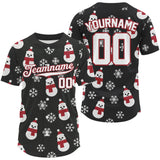 Maxcorners Personalized Christmas Baseball Jerseys Custom Holiday Baseball Jersey For Men & Newborns LM2608