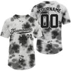 Maxcorners Black-White Baseball Jerseys For Men Custom Funny Baseball Shirt, Youth Baseball Jersey LM2608
