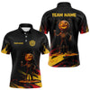 Maxcorners Pumpkins Head Custom Halloween Funny Dart Shirts For Men, Dart Jerseys