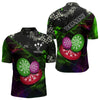 Maxcorners Colorful Thunder Dartboards Grunge Men's Darts Shirt - Custom Name & Team Jersey | Opt2 LM3006
