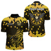 Maxcorners Honeycomb Pattern Bees Skull Dartboards Dart Shirts For Men, Custom Dart Jerseys
