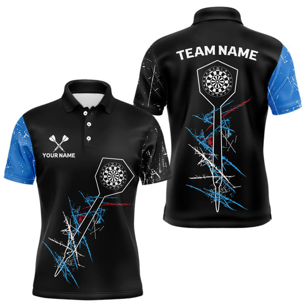 Maxcorners Darts Dart Arrow Scratches Effect Custom Dart Shirt For Men, Dart Team Jerseys