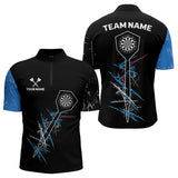 Maxcorners Darts Dart Arrow Scratches Effect Custom Dart Shirt For Men, Dart Team Jerseys
