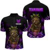 Maxcorners Plant Mage With Purple Darts Men's Funny Darts Shirt - Custom Name For Players LM2206