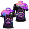Maxcorners Galaxy Dripping Dart Arrow Men's Darts Polo Shirt - Custom Name For Players  LM1307