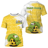 Maxcorners Pickle Plays Pickleball Custom Pickleball T-Shirt For Men, Pickleball Gift | Yellow LM1708