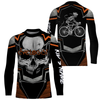 Maxcorners Skull Mountain Cycling Customize Name 3D Shirts