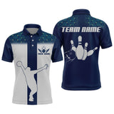 Maxcorners Bowling Team Hexagon Pattern Customized Name And Team Name 3D Shirt