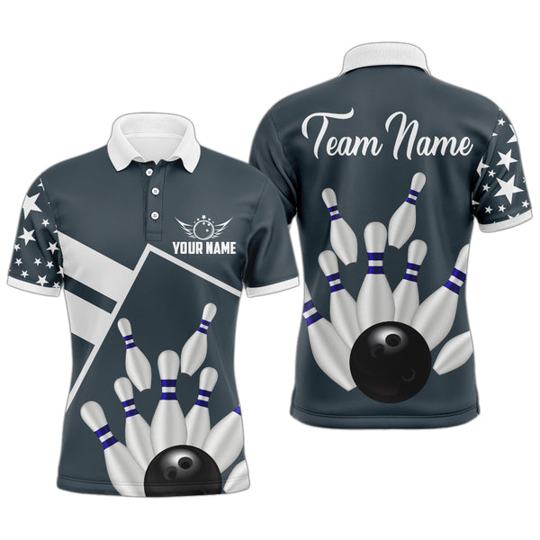Maxcorners American Bowling Customized Name And Team Name 3D Shirt