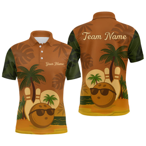 Maxcorners Summer Bowling Shirt for Men and Women Bowling Team League Polo Gift for Bowlers TU0506