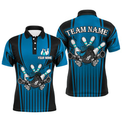 Maxcorners Funny Bowling Multicolor Option Customized Name 3D Shirt
