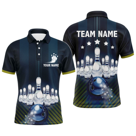 Maxcorners American Bowling Five Star Customized Name And Team Name 3D Shirt