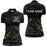 Maxcorners Dragon Bowling Team Shirt Custom Dragon Bowling Jersey Polo Bowling Performance