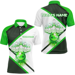 Maxcorners Light Bowling Multicolor Option Customized Name 3D Shirt