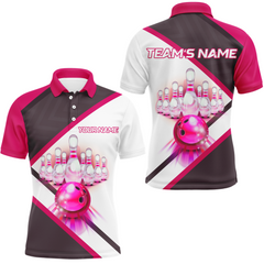 Maxcorners Light Bowling Multicolor Option Customized Name 3D Shirt