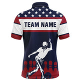 Maxcorners American Flag Classic Bowling Customized Name And Team Name 3D Shirt