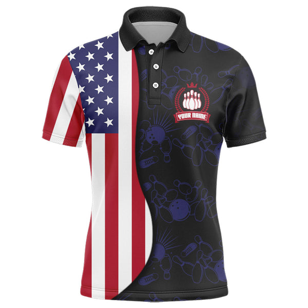 Maxcorners Patriotic Bowling Patriotic Bowling Customized Name And Team Name 3D Shirt