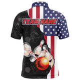 Maxcorners American Patriotic Bowling Team League Customized Name And Team Name 3D Shirt