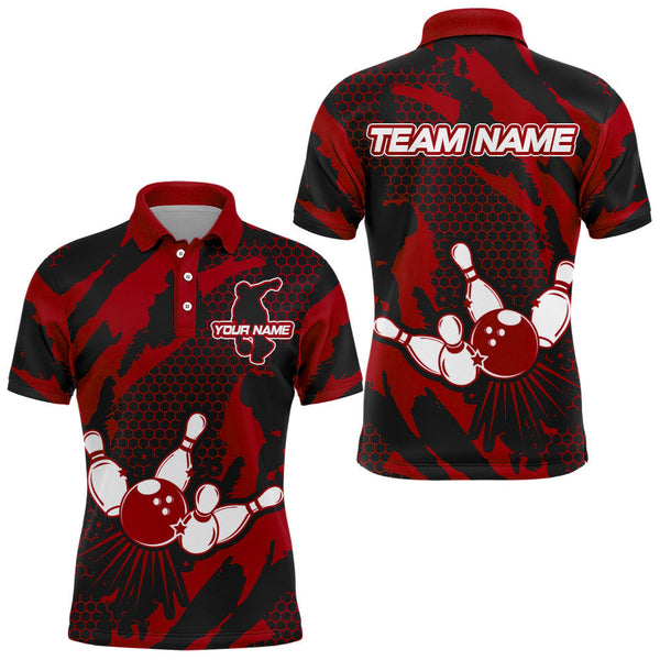 Maxcorners Retro Bowling Jerseys Team League Multicolor Option Customized Name 3D Shirt