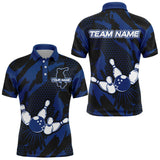 Maxcorners Retro Bowling Jerseys Team League Multicolor Option Customized Name 3D Shirt