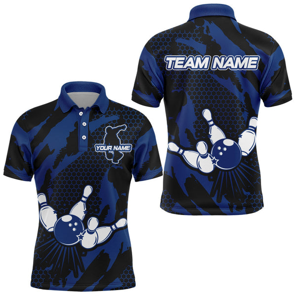 Maxcorners Retro Bowling Jerseys Team League Multicolor Option Customized Name 3D Shirt