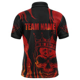 Maxcorners Skull Bowling King Customized Name And Team Name 3D Shirt