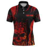 Maxcorners Skull Bowling King Customized Name And Team Name 3D Shirt