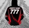 Maxcorners Personalized Quad Bike Hoodie Men Women Red ATV Motocross Hooded Jersey For Adult Off-Road MT2709